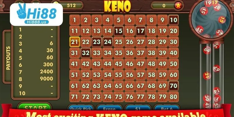 Cách chơi keno hiệu quả như thế nào?